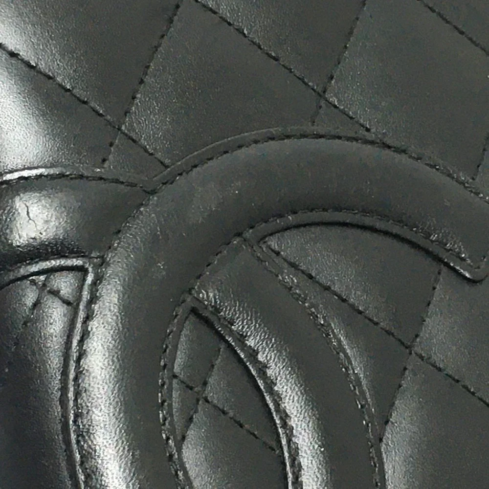 CHANEL black wallet